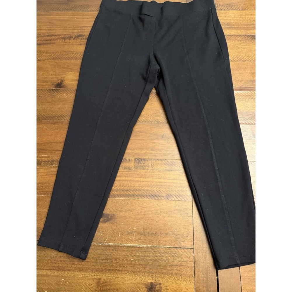 Euc Style & Co Black Mid Rise Ponte Knit Stretch Skinny Legging Size XL